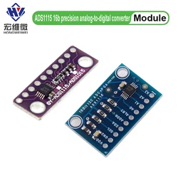 ADS1115 16 Bit I2C Module Precision ADC 4 Channel Development Board Pro Gain Amplifier 2.0V to 5.5V for Arduino