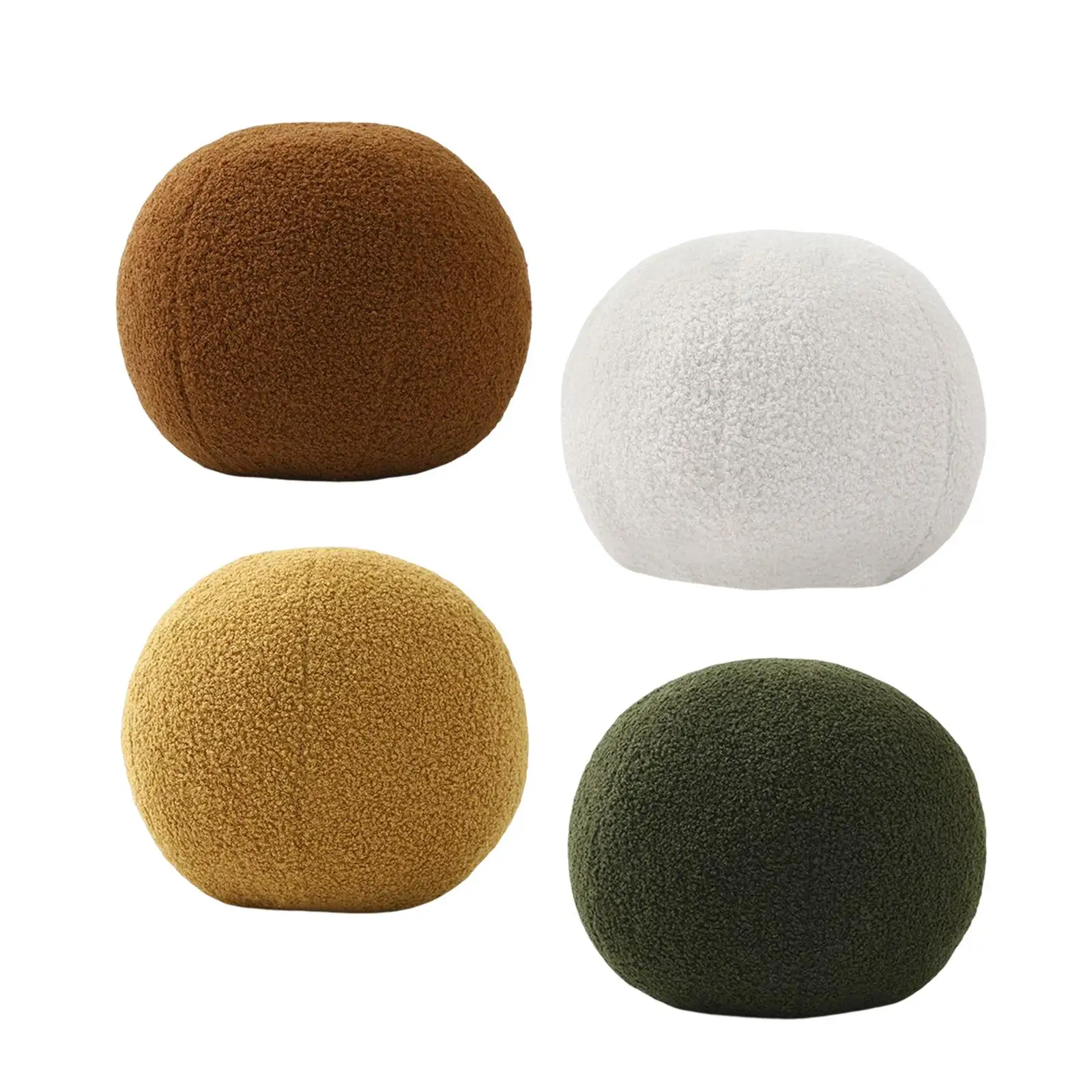 Portable Round Pillow Seating Cushion Cute Gift for Couch Outdoor Decoration