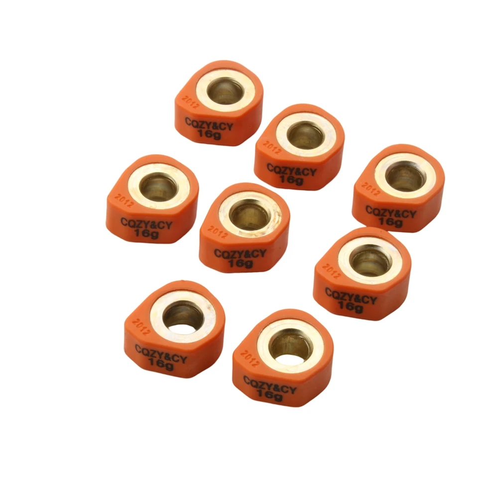 8 szt. Wysokiej jakości ciężarki rolkowe wyścigowe 20x12mm 9g 11g 13g 16g dla Aprilia Leonardo ST 250 1999-2004 — zdjęcie 6