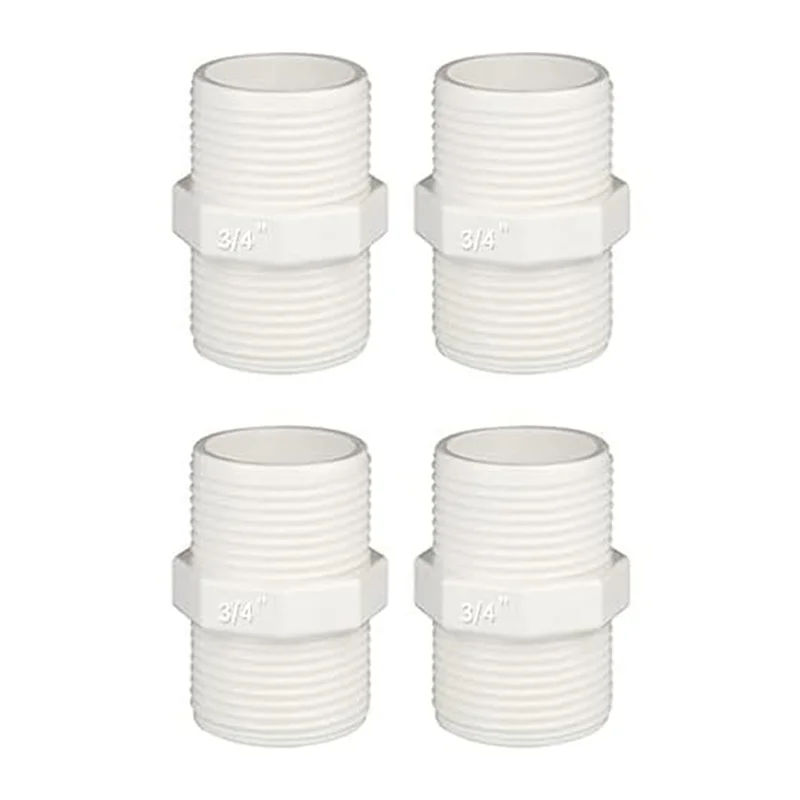 

【B07R】12X фитинг из ПВХ с переборкой 3/4 дюйма с заглушками, адаптер для садового шланга с комплектом зажимов, разъем резервуара для воды