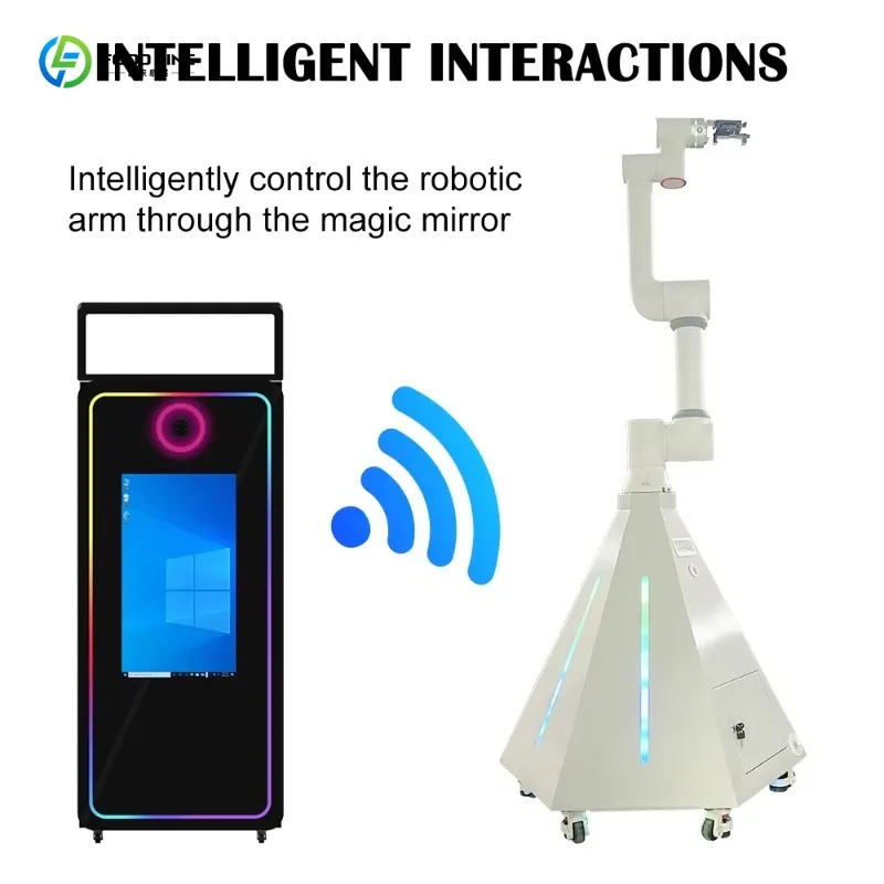 Customized Automatic 6 Axis Robot Video Photo Booth Robotic Arm Photo Machine Party Wedding Event Hot Sale