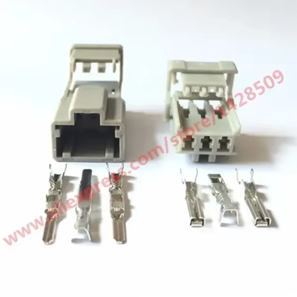 1 Set 6098-0242 Automotive Electrical Power Plastic Cable Holder 3 pin Male And Female Wire connector