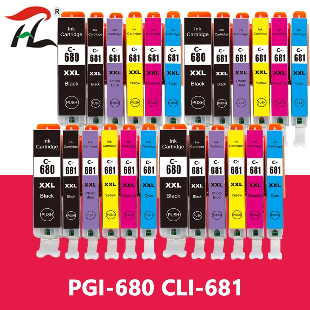 For canon 680 681 PGI-680 CLI-681 compatible ink cartridge For canon PIXMA TR8660 TR7560 TR8560 TS6160 printer