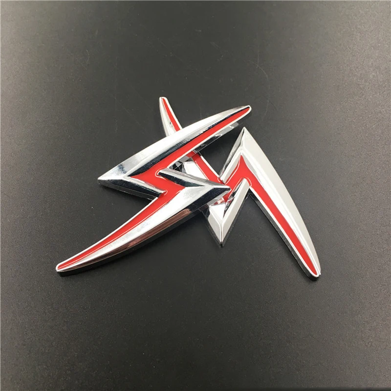 1Pcs 3D Metal S Lightning Logo Emblem Badge Rear Trunk Decal Front Grille Chrome Stickers For S15 S14 S13 S12 S110 Accessories - view 3