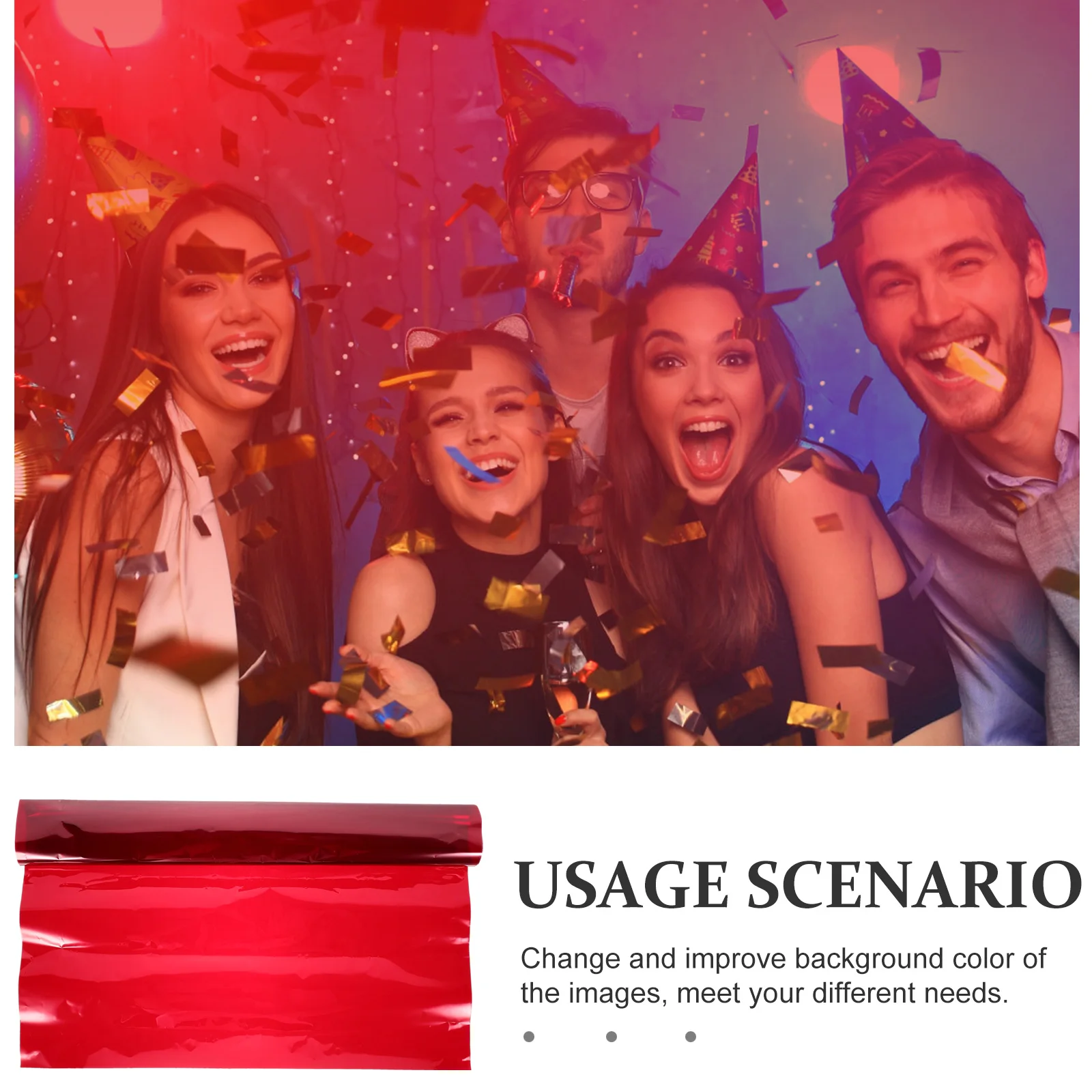 

Sunset Mood Lighting Film Pet Color Filters For Photography Party Background Correction Diffuser Sheet