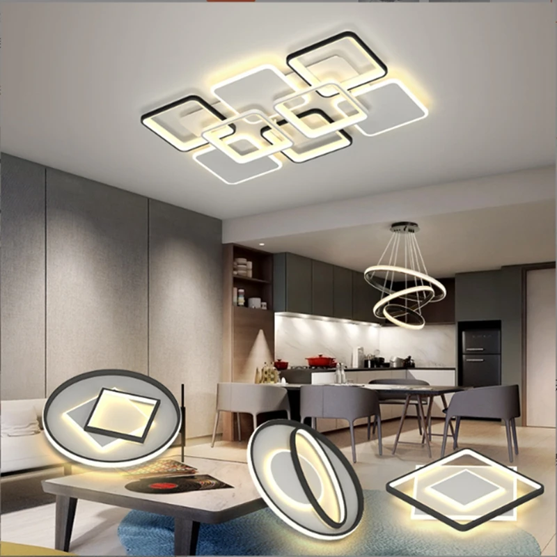 2023 Living Room Bedroom Ceiling Lamp Modern Intelligent LED  Indoor Decorate Luminaires Originality Restaurant Chandelier