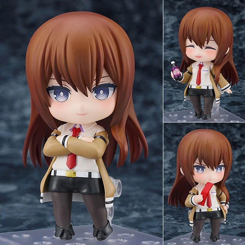 

10cm Steins Gate Kurisu Makise #2521 Anime Doll Action Figure PVC toys Collection figures for friend gift