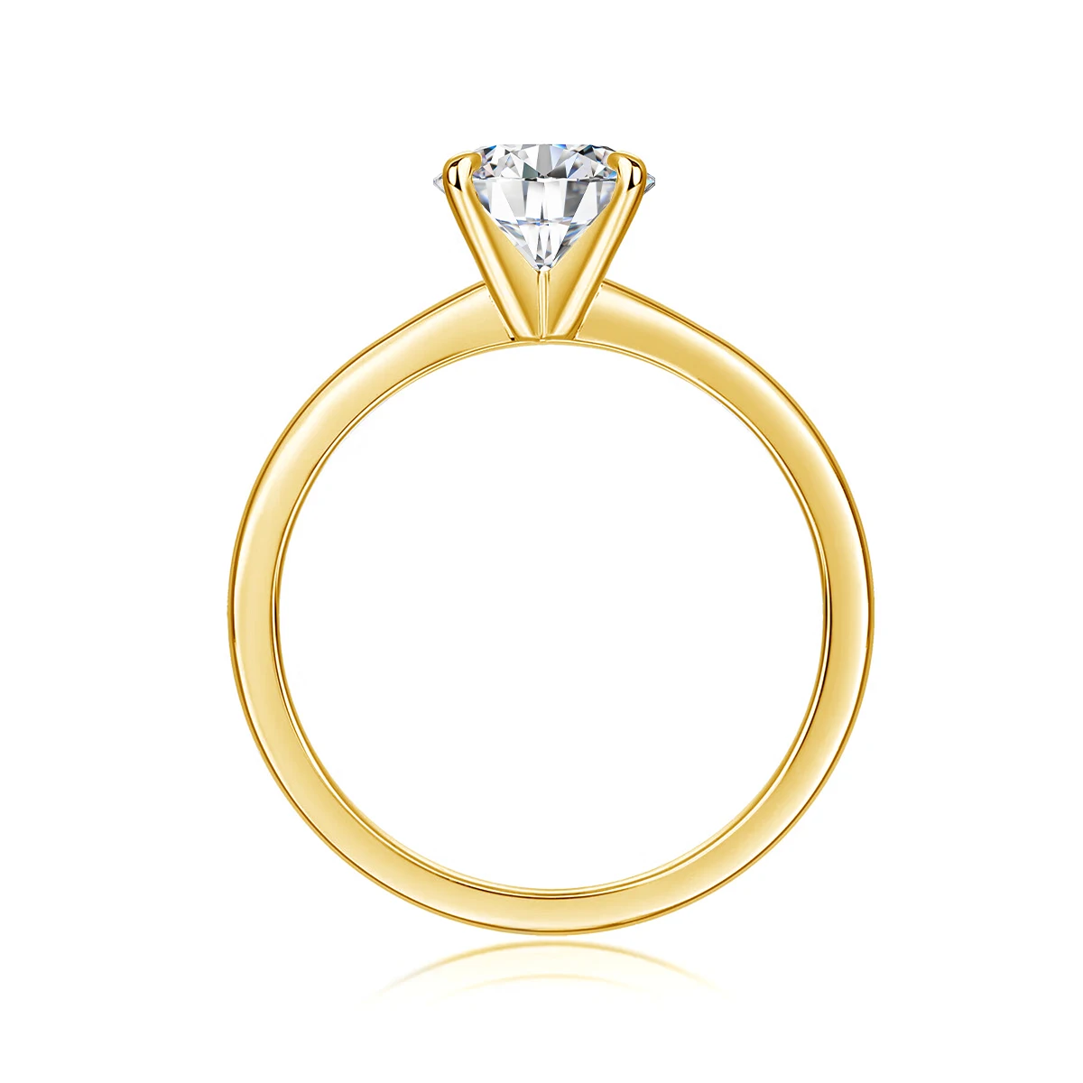 Szjinao 14k Gold Filled ring Moissanite 1ct 2ct 3ct D Color VVS1 Wedding Jewelry For Women With GRA Certificate High Quality New - Image 4