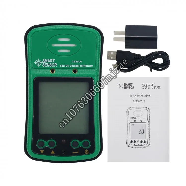 AS8905 High-precision Portable Industrial Sulfur Dioxide Gas Detector Tester Meter SO2 Analyzer