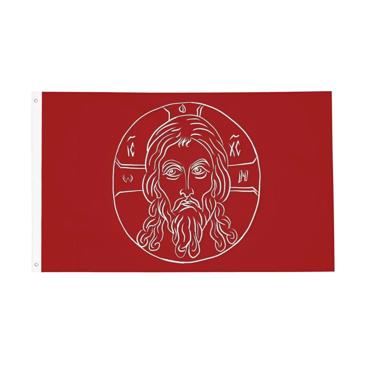 Red Face Of Christ Flag Fade Proof Outdoor Banner Polyester Home Room Dorm Wall Decor 3x5 FT