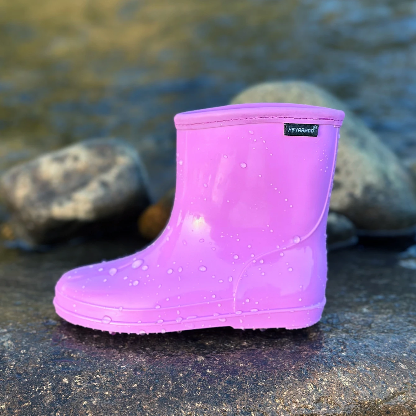 Baby Rain Boots! Waterproof, Non-slip, Lightweight and Durable. Soft Material Ensures Comfort, Fit for All Seasons.