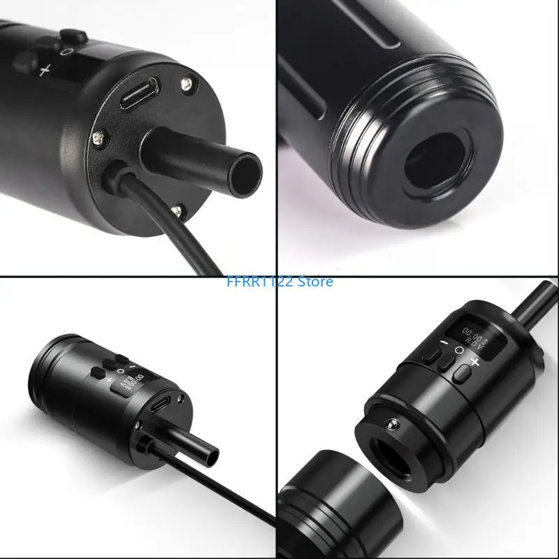 

Y1UF 1600mAh Wireless Tattooed Battery Grip Tattooed Supplies Display Remaining Battery Working Time