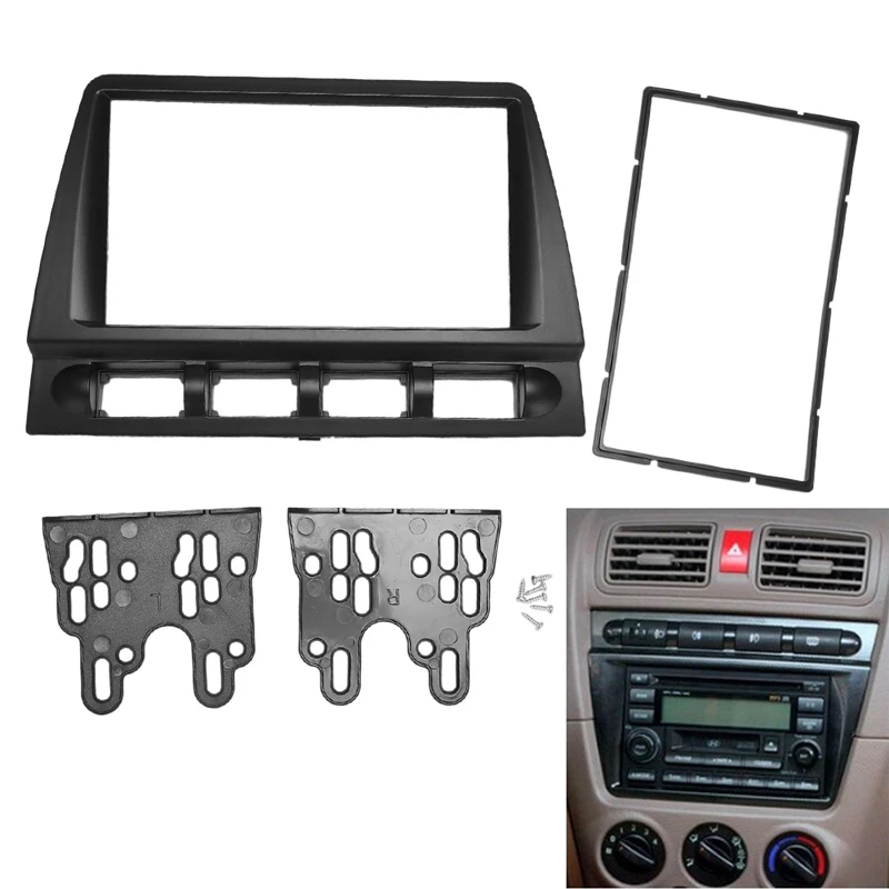 Car Radio Fascia For KIA Picanto 2004-2008 DVD Stereo Frame Plate Adapter Mounting Dash Installation Bezel Trim Kit