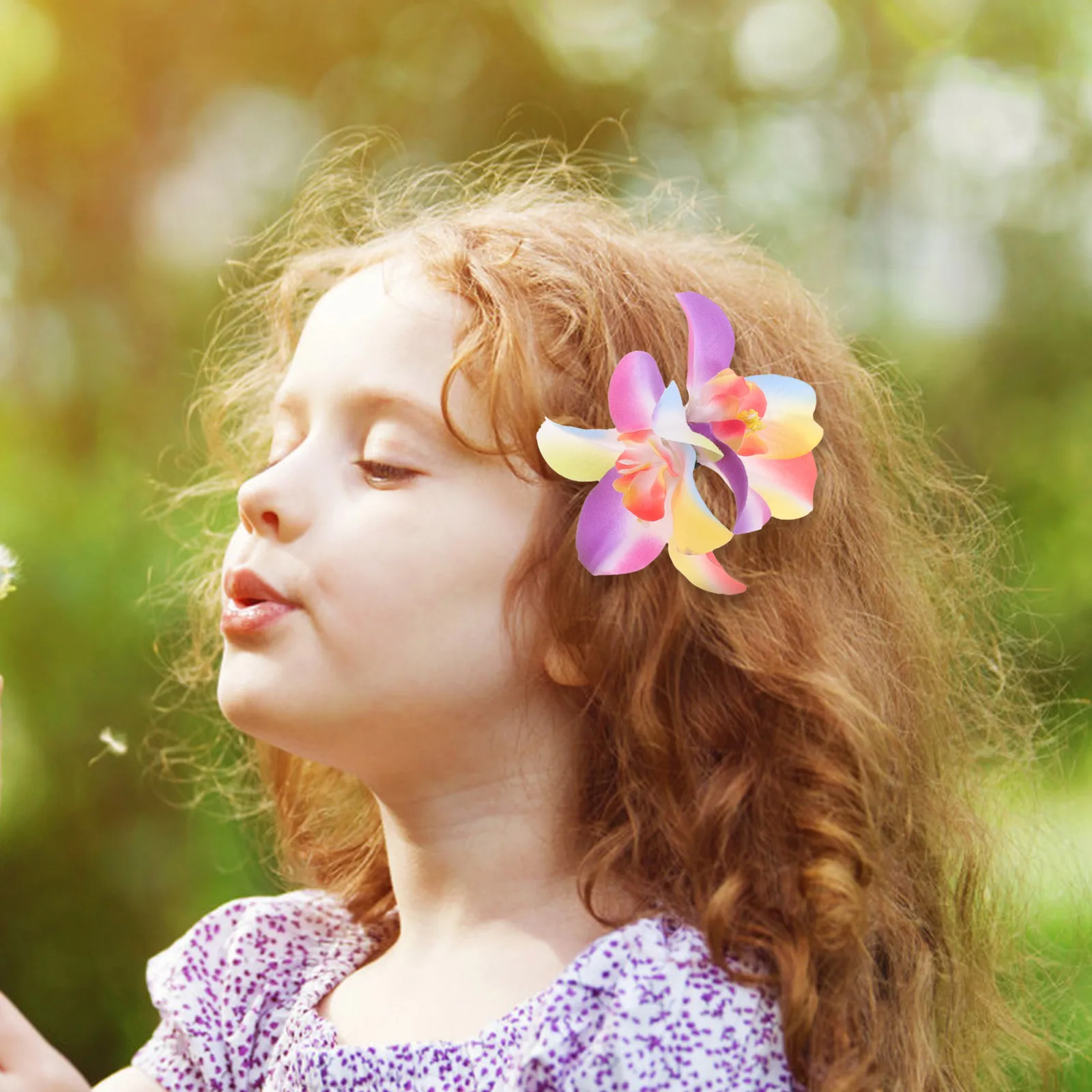 

5pcs Flowers Flower Hairpin Tropical Clips Hair Accessories Women Hair Flowers Clips Floral Decorative Summer