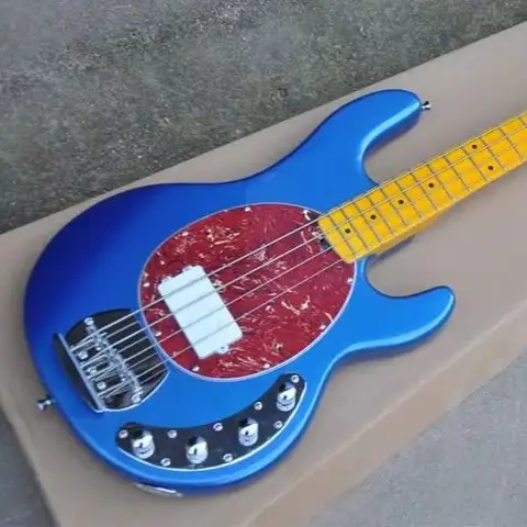 High Quality Maple Fingerboard Music Man StingRay 5 Cherry Burst Electric Bass with 9V Battery amplifier circuit