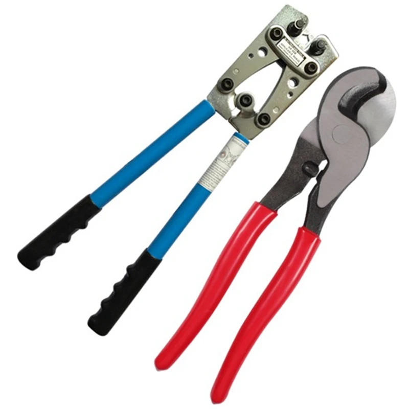 

Wire Crimpers Terminal Wrapping Tools Copper/Aluminum Terminal Ratcheting Electrician's Pliers