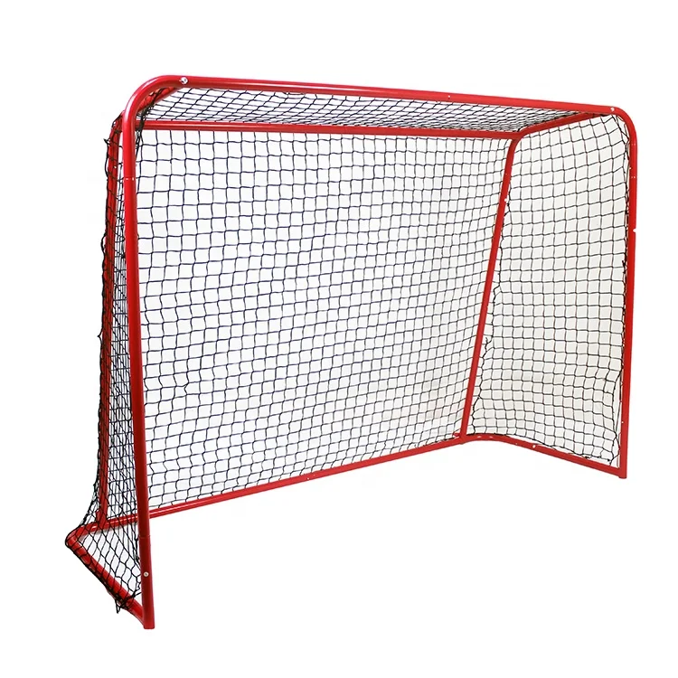 High quality steel tube portable assembly standard size ice hockey goal