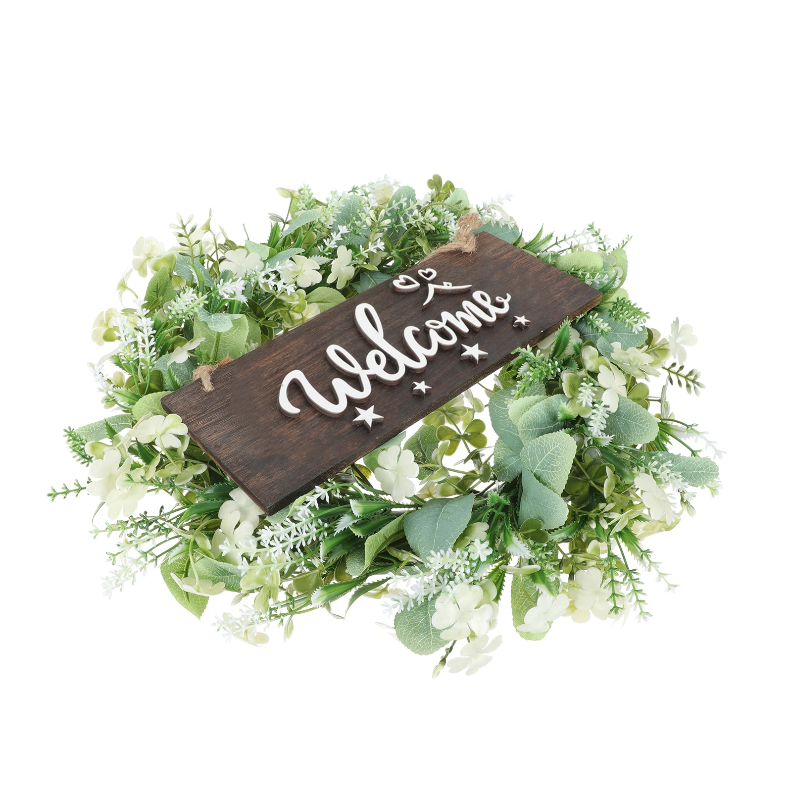 

Artificial Eco Friendly Plastic Wood Fall Wreaths Front Door Wedding Party Banquet Holiday Indoor Outdoor