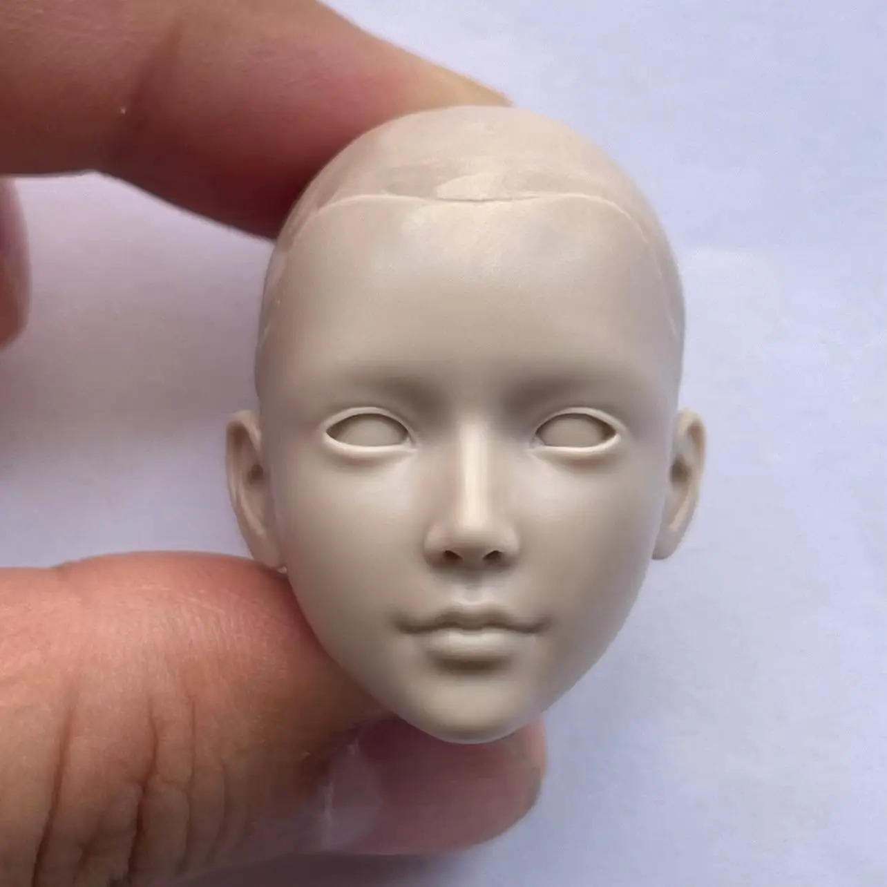 Female  Head Carving Sculpt StarXiao QI  Lori Unpainted Asia Star  Actor  Model 1/6 Scale Action Figure  Hobbies  Soldier Toys