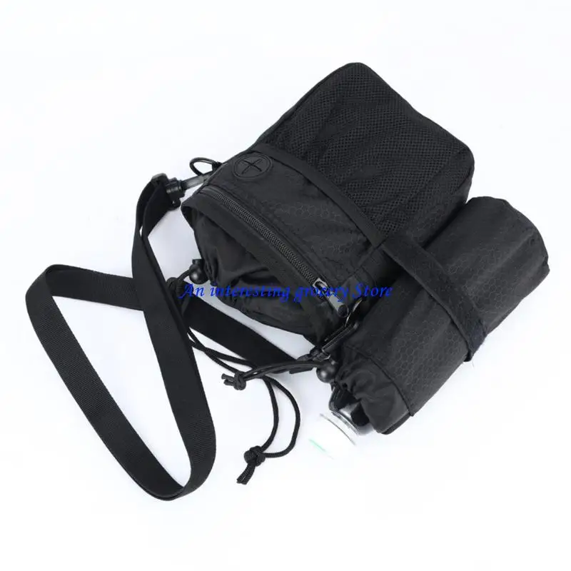 

652D Ergonomic Dog Treat Waist Pack for Hiking Include Detachable Water Bottle Pocket