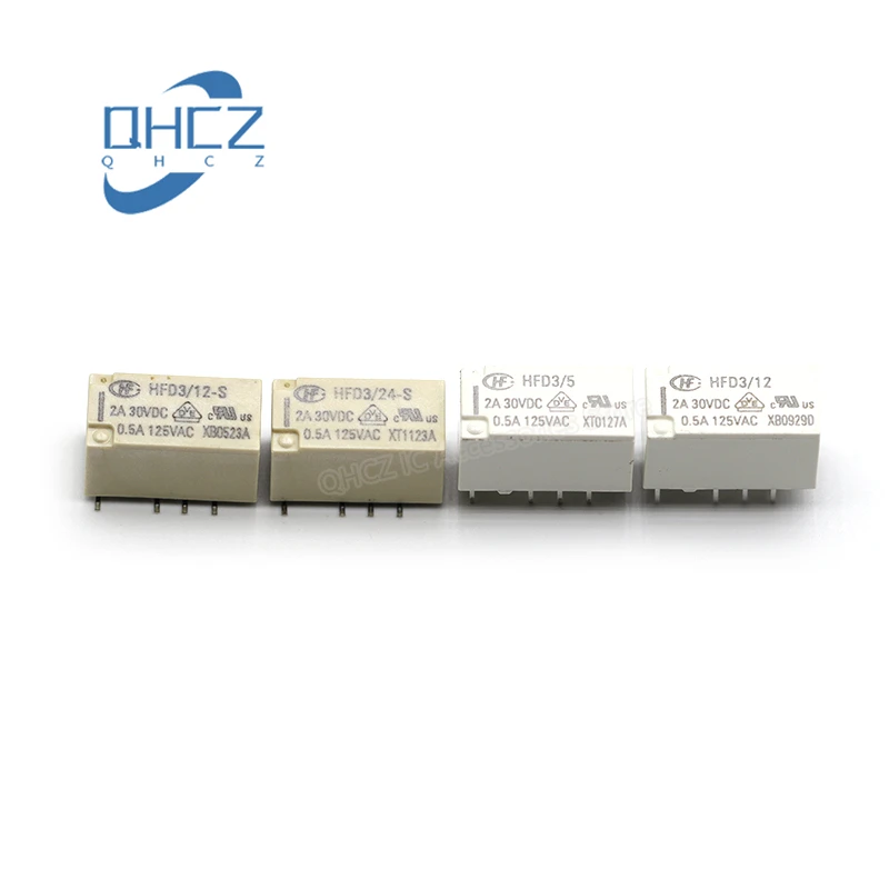 3pcs/lot Relays Relay HFD3/5-S HFD3/12-S Two groups of conversion monostable 2A 8PIN HFD3/24-S