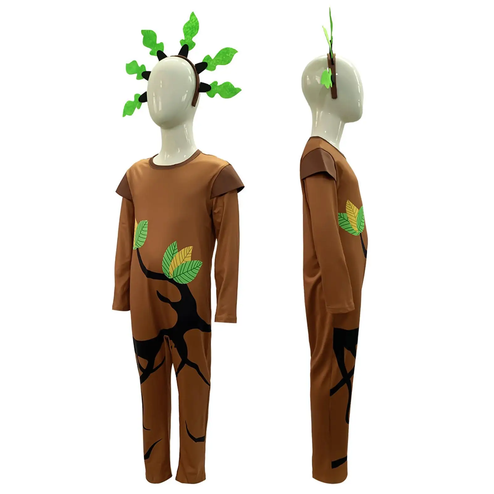 Boomkostuums Voor Kinderen Kleding Accessoires Modeshow Outfit Voor Eco-Vriendelijke Thema Party Show Carnavals Maskerade Halloween