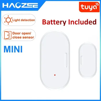 Tuya スマート ZigBee ドア窓接触センサースマートホームワイヤレスドア検出器開閉アプリリモートアラーム