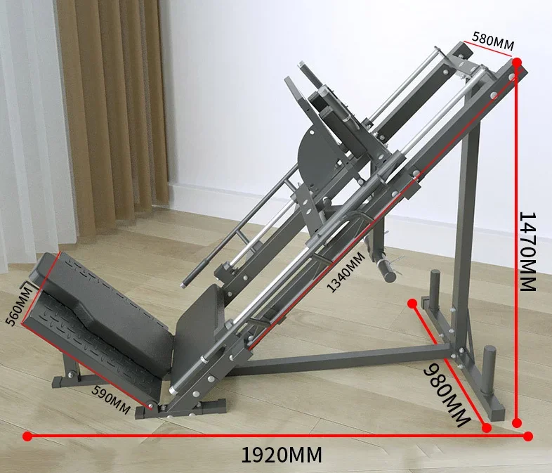 Machine de musculation Huck Squat Power T1 45, appareil de presse à jambes résistant, équipement de fitness fonctionnel, équipement de gymnastique, nouveau design