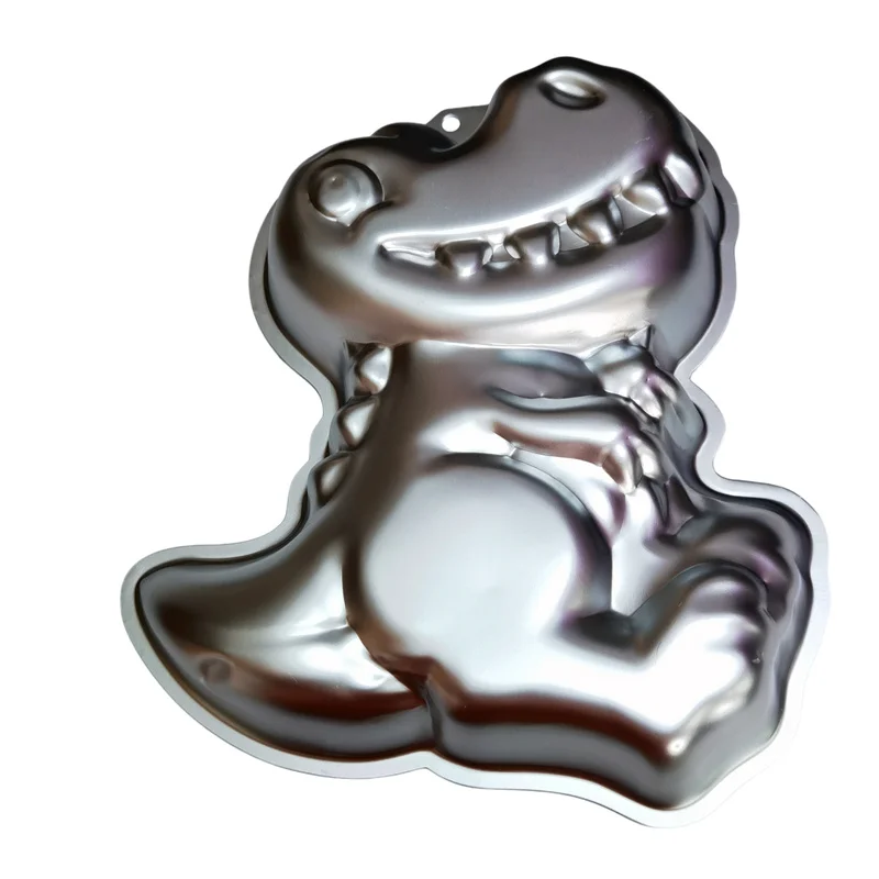 

Cute Cartoon 3D Dinosaur Aluminum Alloy Cake Mold Fondant Cake Baking Pan DIY Baking Birthday Cake Decoration Tools