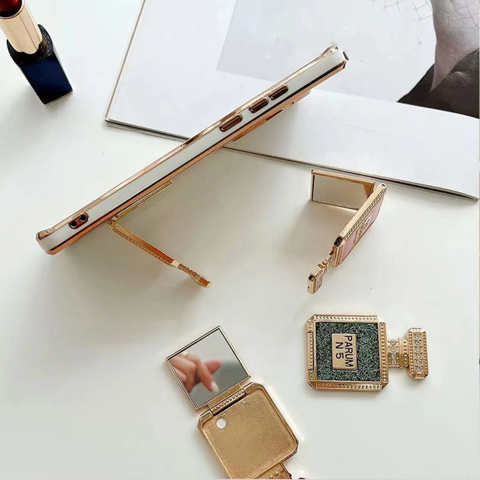 Noble Perfume Universal Mobile Phone Holder with mirror