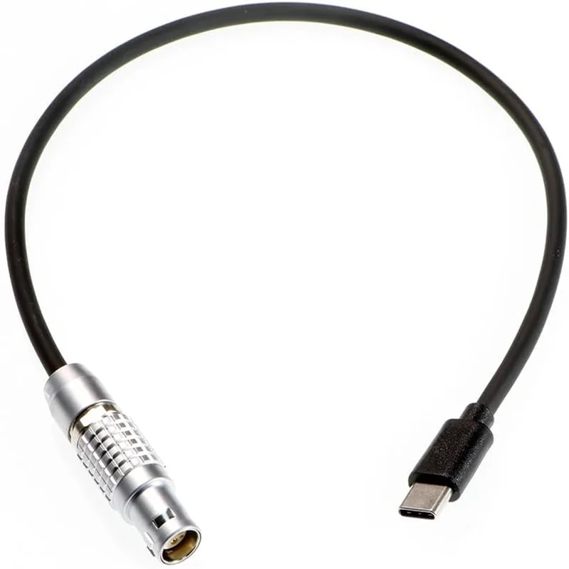 

Кабели Alvin, силовой кабель для DJI RS3 Pro, видеопередатчик DJI Type-c, USB-C, 6-контактный гнездовой кабель, 35 см | 13,8 дюйма