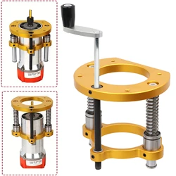 For 65mm Precision Router Lift For DIY Insert Plate - DIY Workshop Upgrade, Can Achieve Manual Desktop Lifti Woodworking Tool