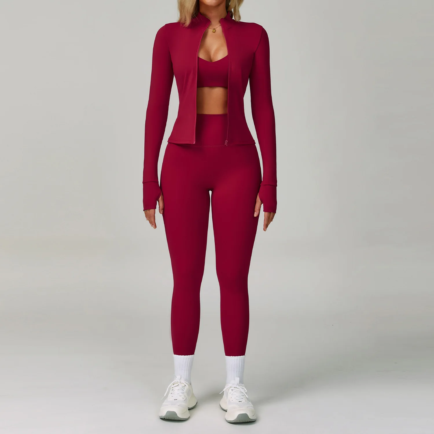 2-3PCS Yoga Suit Women Tracksuit Sports Bra High Waist Leggings Shorts Outfit Gym Set Fitness Push Up Workout Clothes Sportswear - Image 2