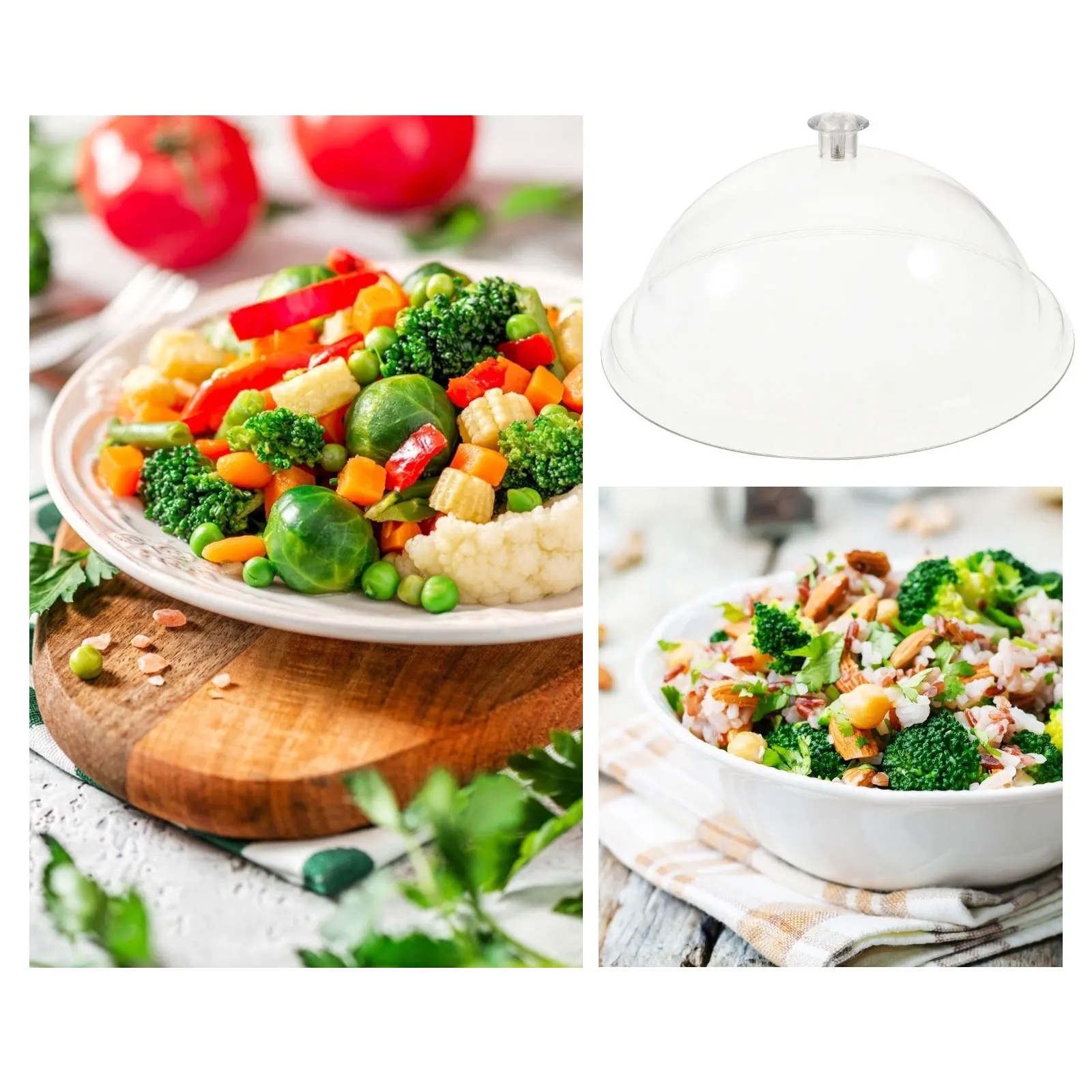 

Acrylic Food Cover Tent Transparent Fly Proof Kitchen Dining BBQ Picnic Camping Party Mosquito Home Decor