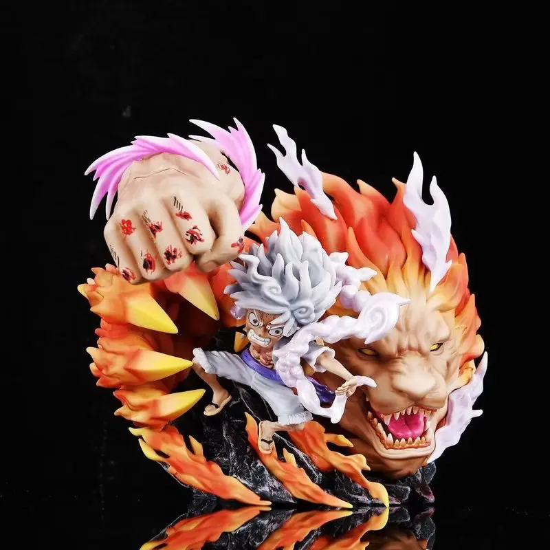 

One Piece GK TH Tianhui Lion Nika Luffy Gear Fourth Boundman Light Up Аниме Статуя Коллекционная Модель Фигурка Подарок