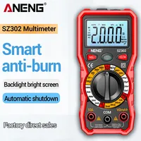 220V Digital Multimeter Resistance Capacitance 2000 Counts NCV Multimeter Tester Battery Powered High Precision with LED Lights