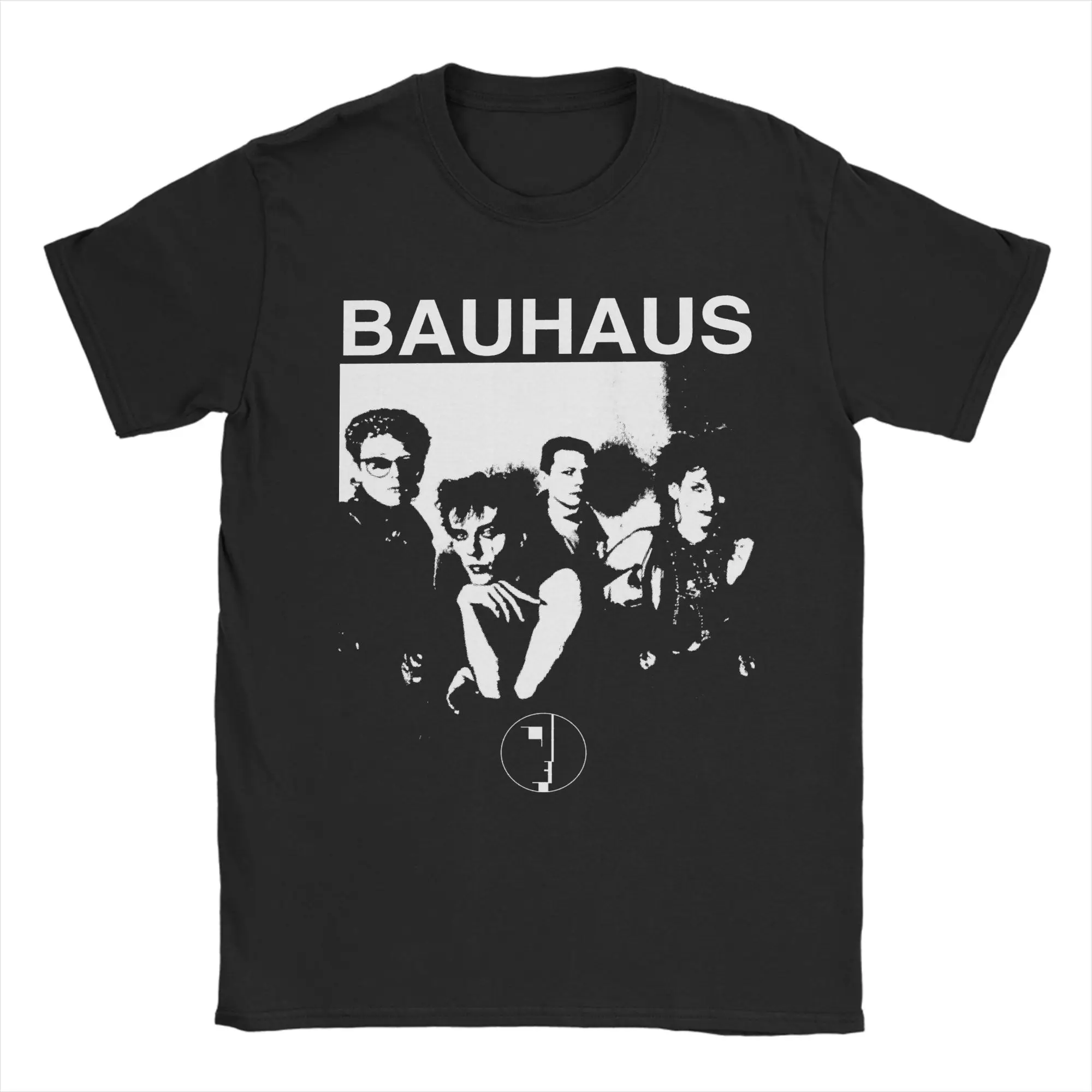 Men's T-Shirt Bauhaus 80s Goth Novelty Cotton Tee Shirt Short Sleeve  T Shirts O Neck Clothes Classic