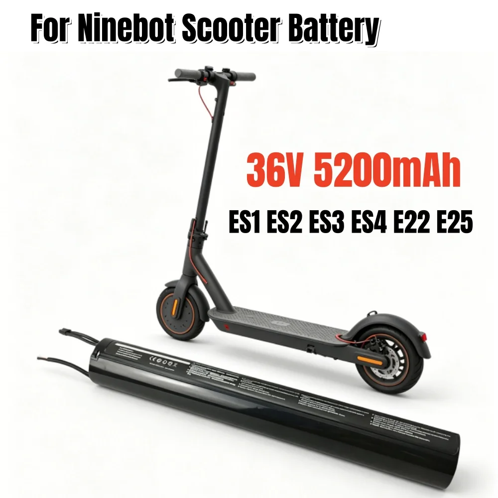 

2026 New 36V Original Battery 5200mAH , Suitable For Replacing Ninebot Segway ES1 ES2 ES4 Series Battery