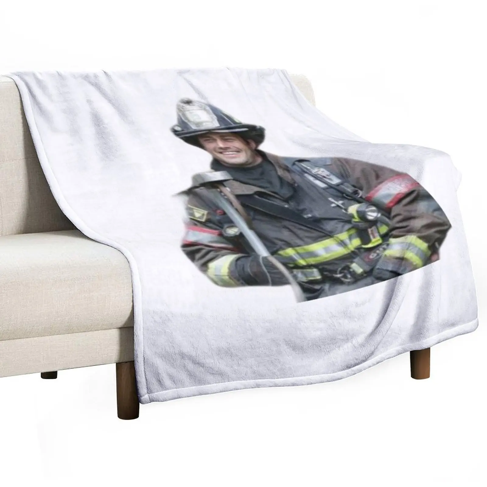 Kelly Severide - Taylor Kinney - Chicago Fire Throw Blanket Extra Large Throw Travel Blankets