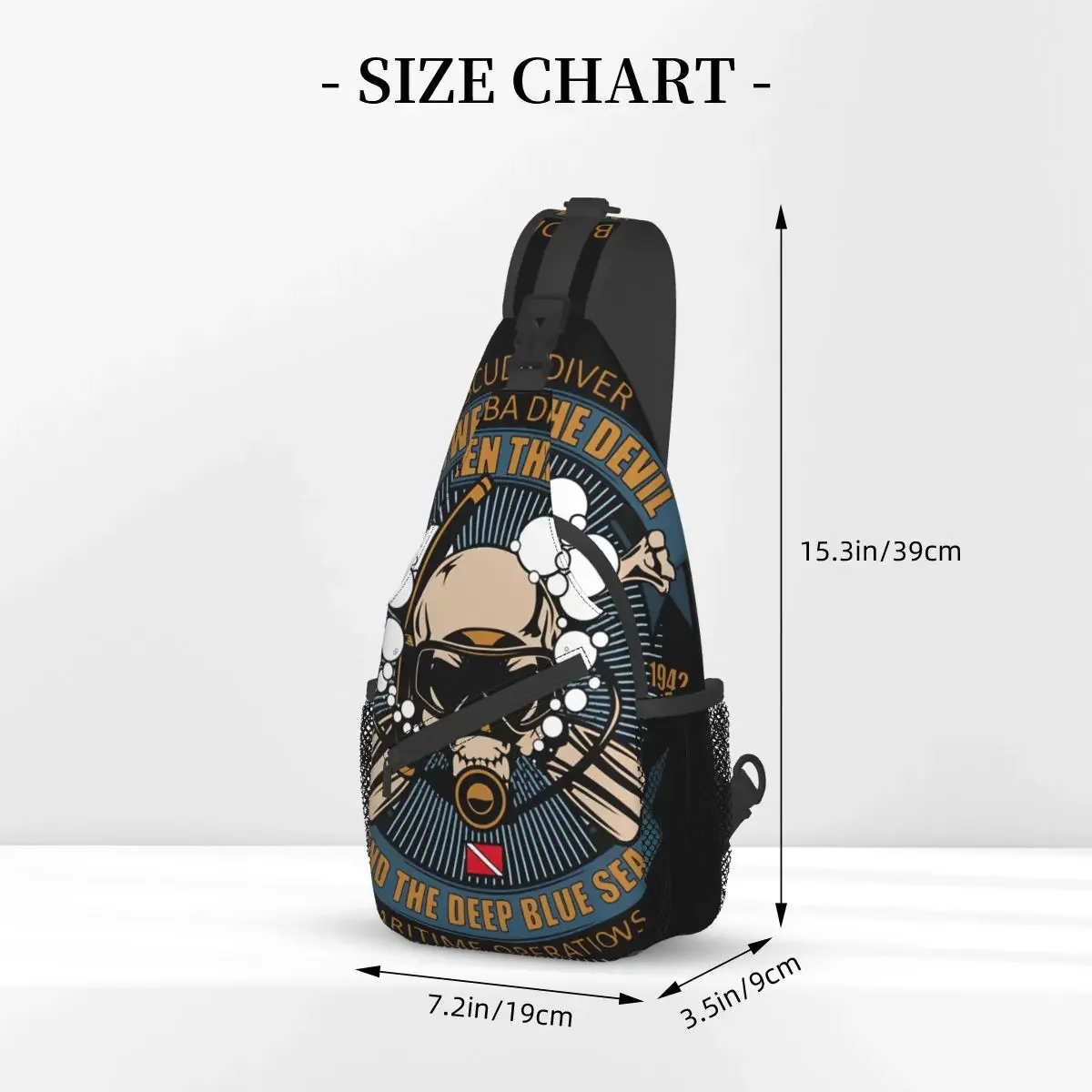 Dive Scuba Diving Crossbody Bag Sports Diver Est Chest Bag Unisex Women Man Fashion Shoulder Backpacks Travel