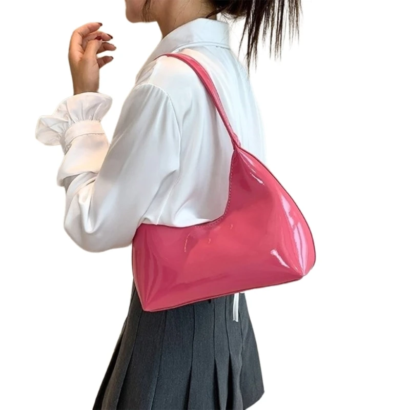 Lady Shoulder Bags PU Leather Shoulder Purse Handbag Women Clutch Bag with Top Handle for Women Dating Work Travel