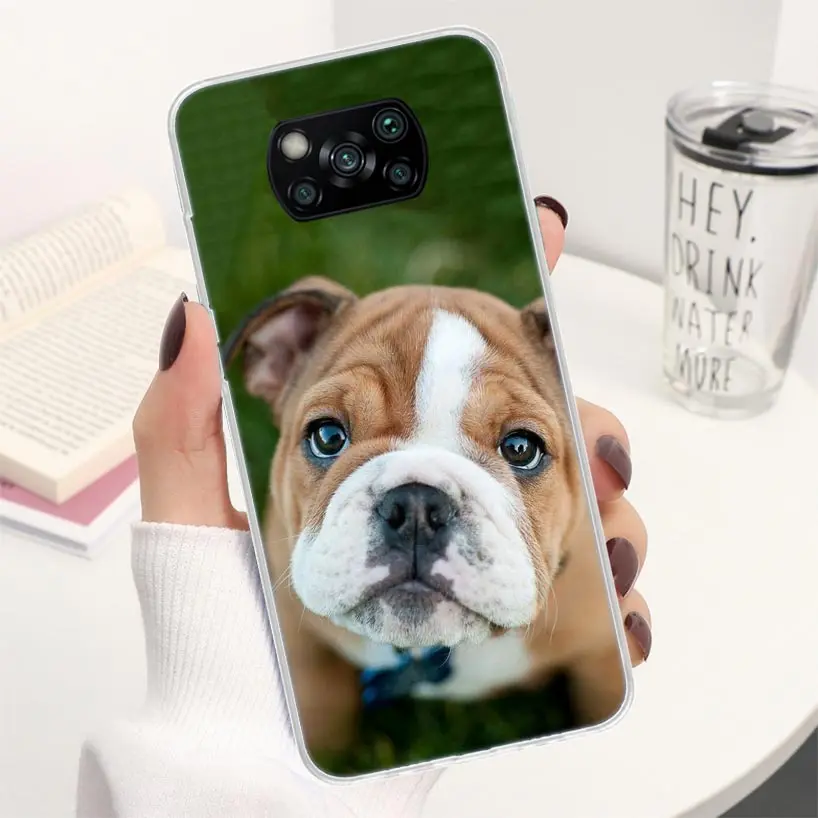 french Bulldog dog animals Phone Case For Xiaomi Mi 11 Lite 12X 11i 12T 11T 10T 9T Pro 13 12 10 9 8 Ultra 5G Soft Cover Coque Fu