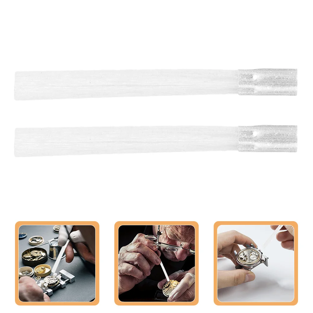 2 stuks glasvezel pen krasborstel navulling draagbaar voor horloge sieraden elektronica reiniging glasvezel reparatie gereedschap horloge accessoire