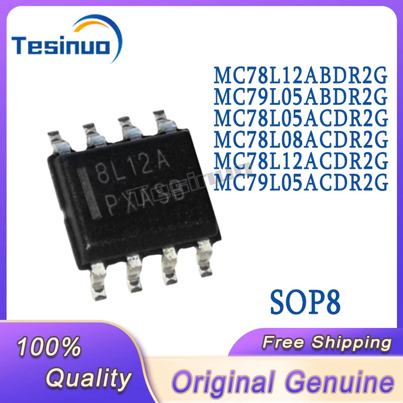 10/PCS New Original MC78L12ABDR2G MC79L05ABDR2G MC78L05ACDR2G MC78L08ACDR2G MC78L12ACDR2G MC79L05ACDR2G SOP-8 IC Chip In Stock