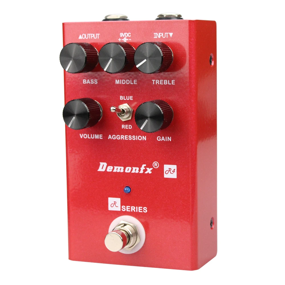 NEW High Quality Demonfx R-Series R4 (Based on G4) Red Channel Preamp/Overdrive/Distortion Pedal