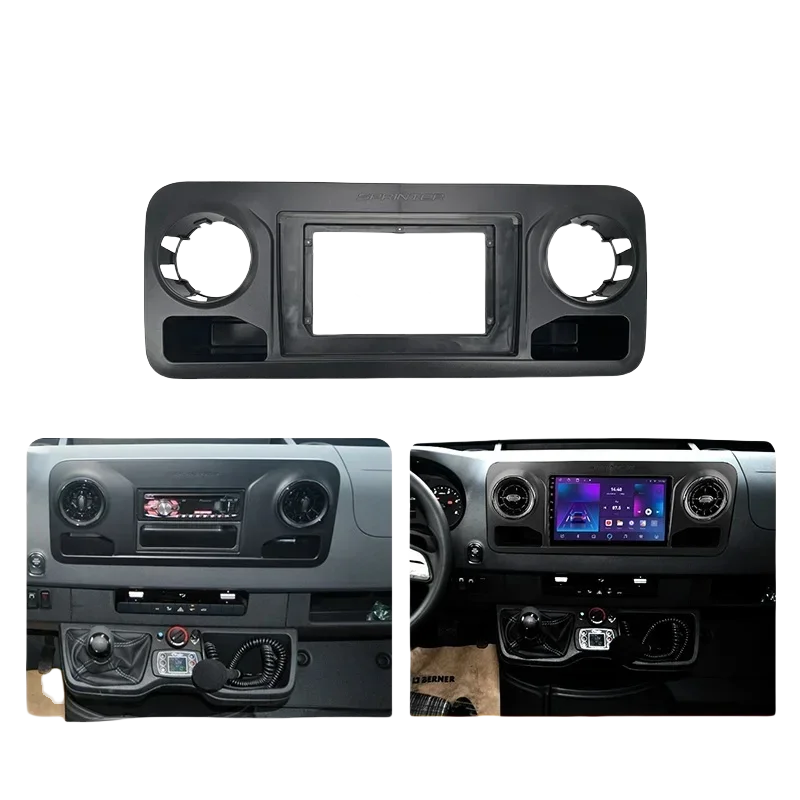 

Car Radio Fascia For BENZ SPRINTER 2018 2019 2020 2021 LHD Stereo Dash Board Mount Frame10.1 inch CAN bus box cable