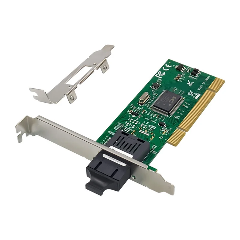 

PCI IC Plus IP100A Single Port Fast Ethernet Network Card 100Mbps Fiber Optic Network Card Ethernet