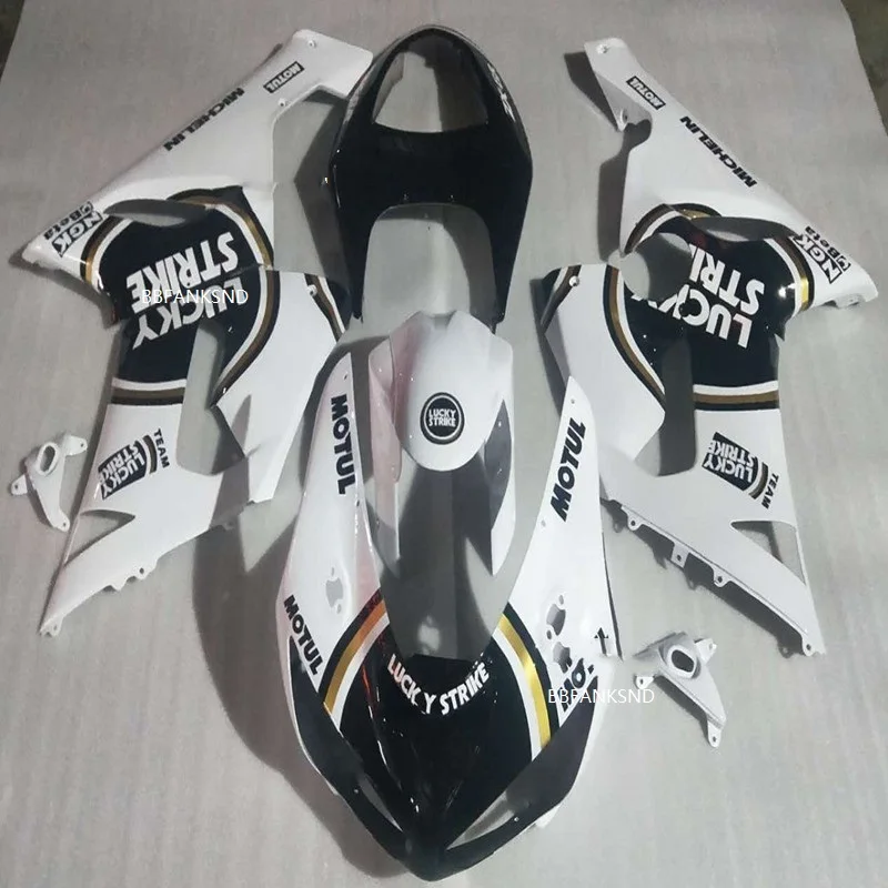 Hi-grade Motorcyce Fairing for KAWASAKI Ninja ZX6R 636 2005 2006  ZX-6R 05 06 ABS  white/black Fairings set Cool ZX 6R 05-06