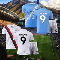 2526 Premier League Manchester City home blue football jersey Harland football jersey set men's football jersey moto