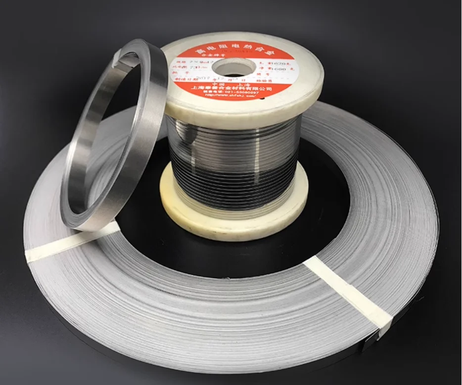 10 Meter Nichrome Flat Heating Wire Soldering Nichrome Alloy Ribbon Metal Foil Strip Band Sheet Plate Belt Tape